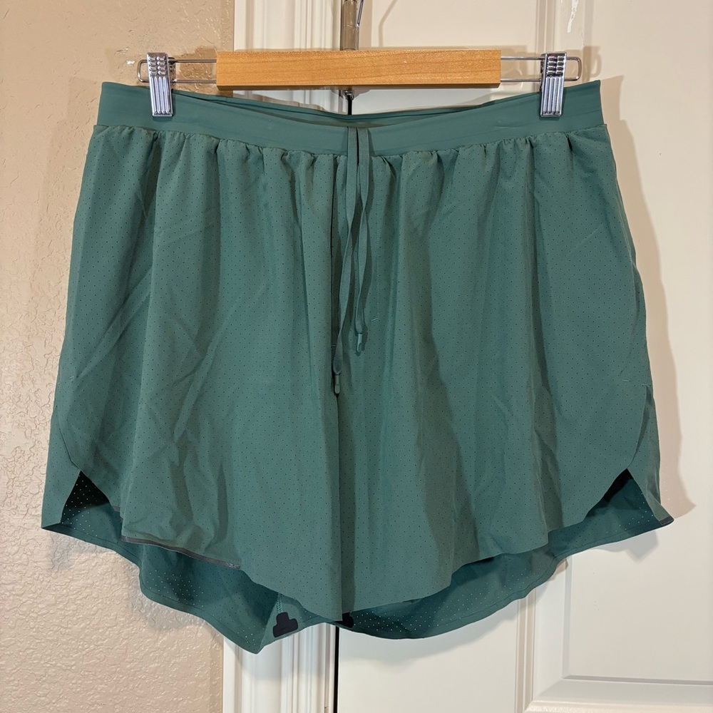 Lululemon Fast and Free Lined Short 6" Men’s XL Sage Green - Picture 2 of 16